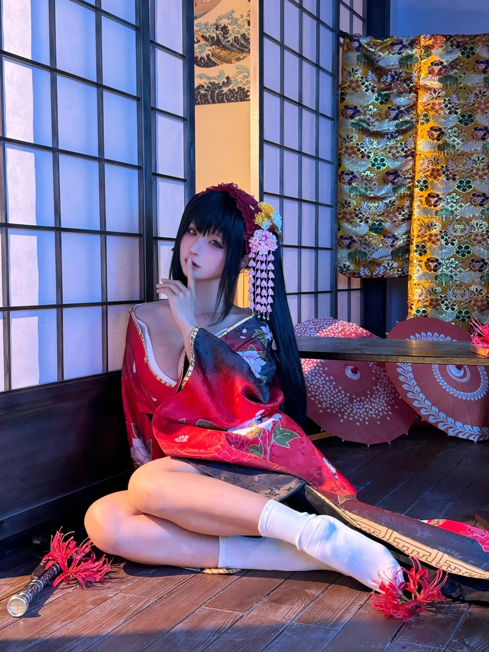 图片[6] - 蠢沫沫 – 狂三和服 · 花絮 [110P] - 宅自学