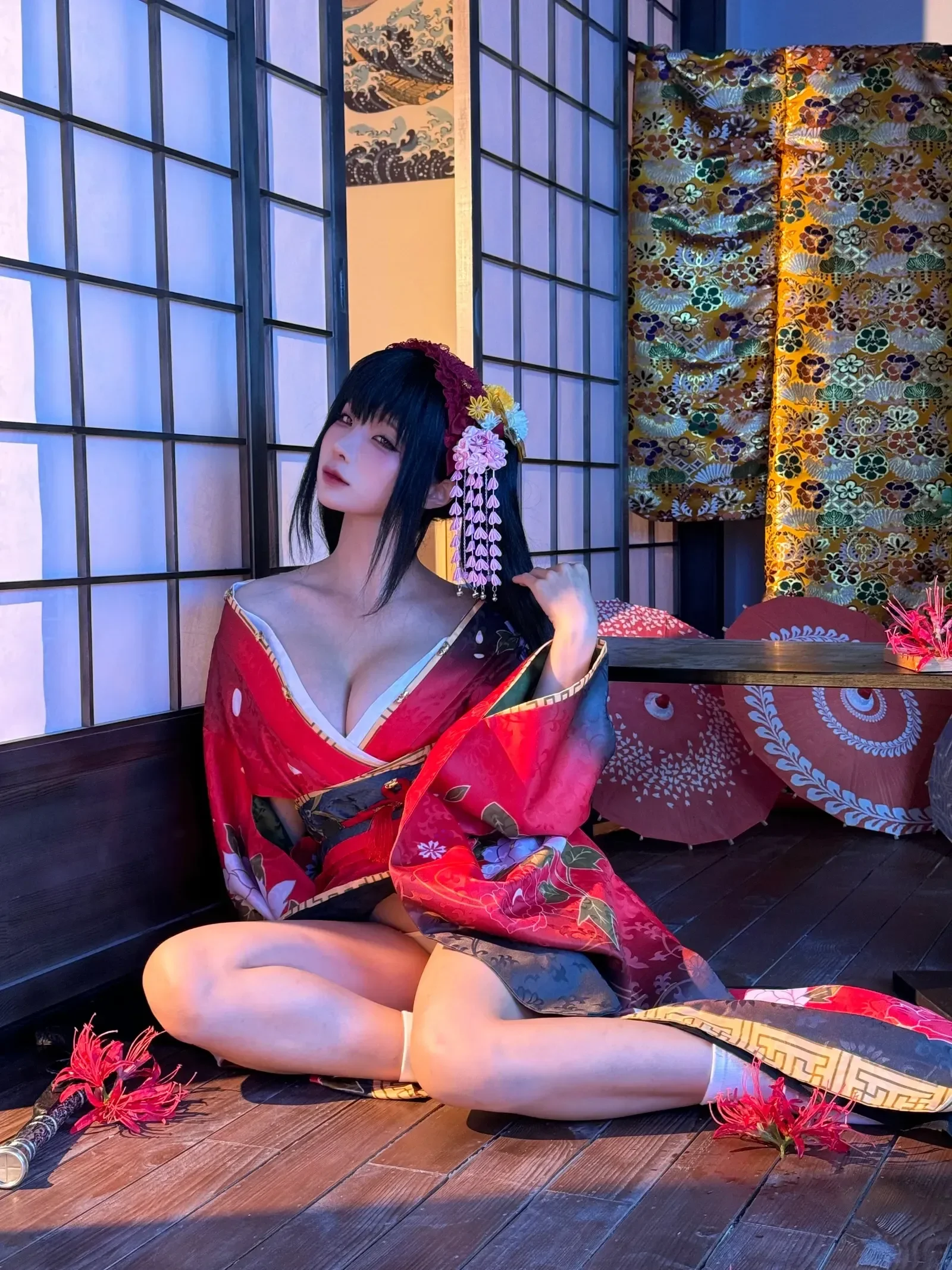 图片[5] - 蠢沫沫 – 狂三和服 · 花絮 [110P] - 宅自学
