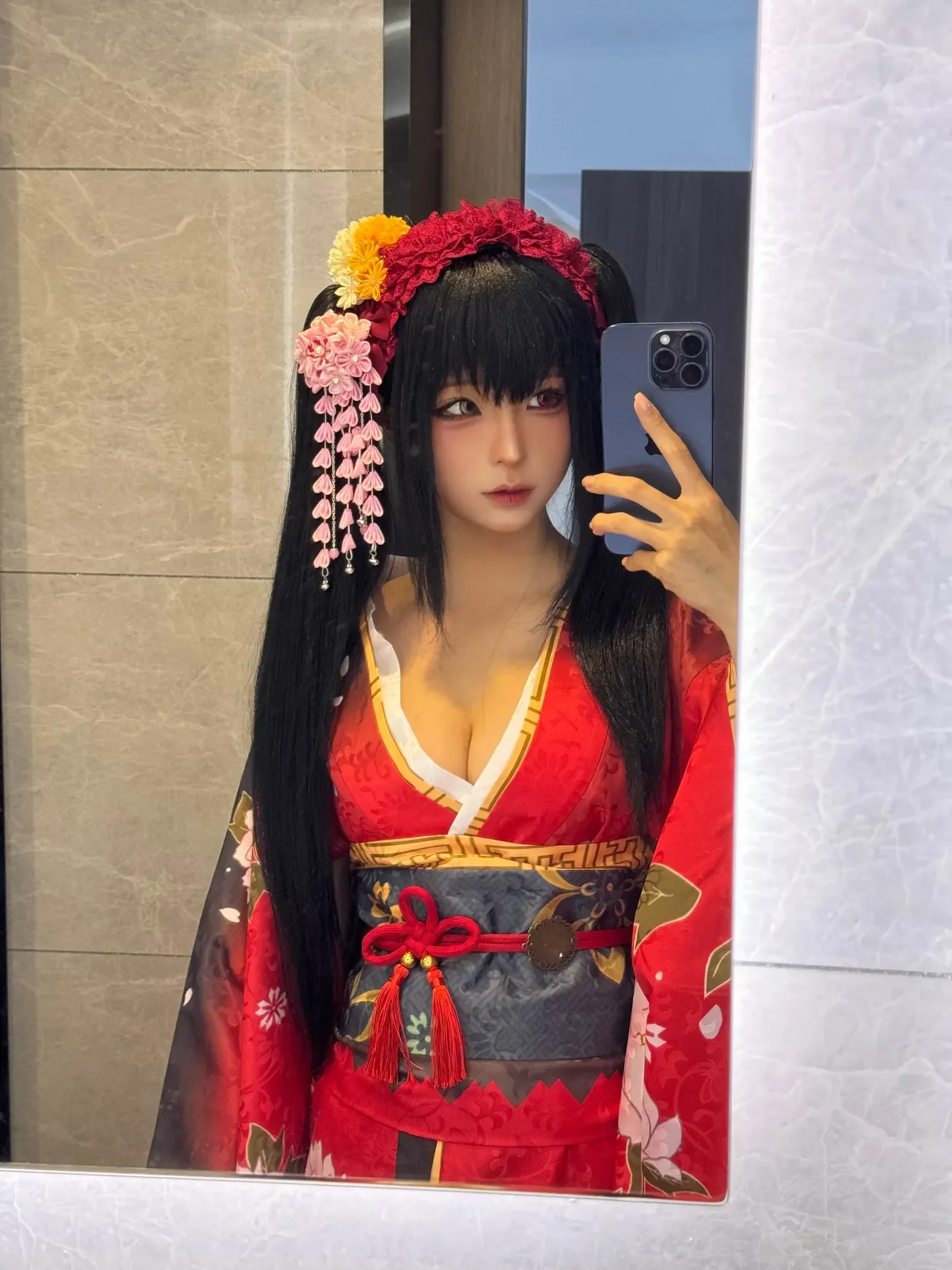 图片[1] - 蠢沫沫 – 狂三和服 · 花絮 [110P] - 宅自学