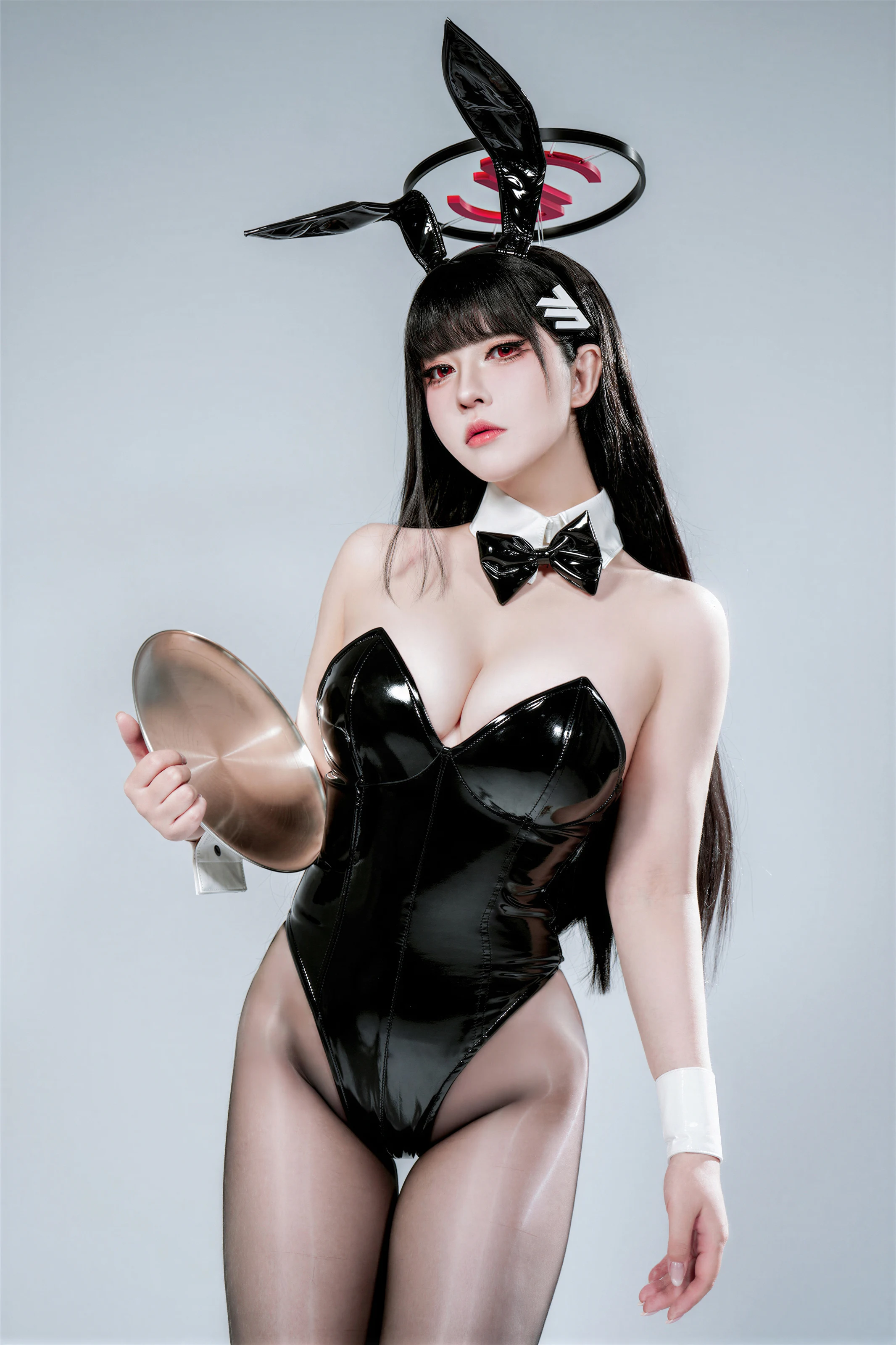半半子 – 蔚蓝档案 调月莉音兔女郎 [57P] - 宅自学